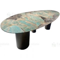 Baxter Lagos Table - Natural Marble Dinning Table