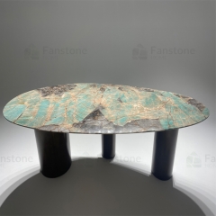 Baxter Lagos Table - Natural Marble Dinning Table