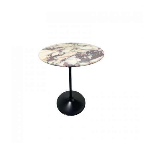 Bedside Sofa Calacatta Viola Marble Tulip Side End Table