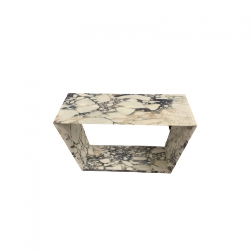 Luxury Hallway Italy Calacatta Viola Marble Entryway Console Table