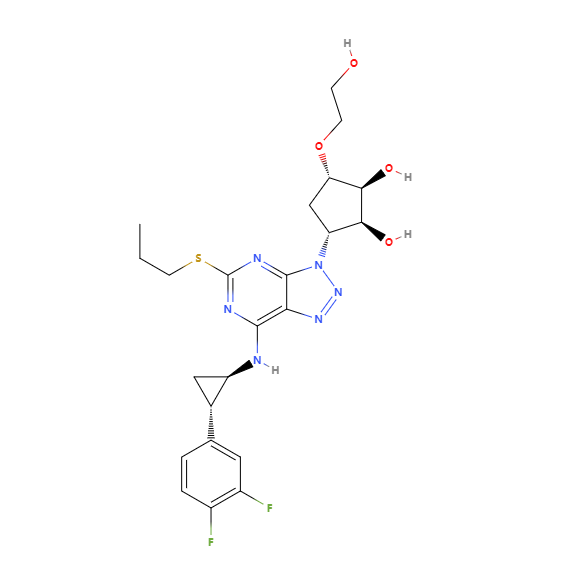 Ticagrelor CAS No.: 274693-27-5