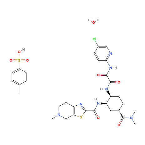Edoxaban (TsOH salt hydrate) CAS No.: 1229194-11-9