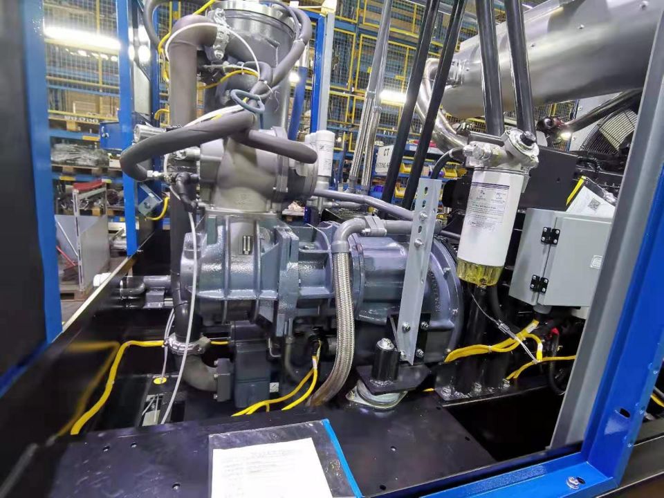 Compressor de ar a diesel para aplicação no canteiro de obras