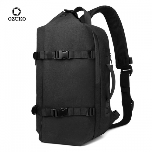 Ozuko 9338 Designer Black Crossbody Bags 2021 Quality Travel Messenger Bag Men Waterproof Mini Travel Bags