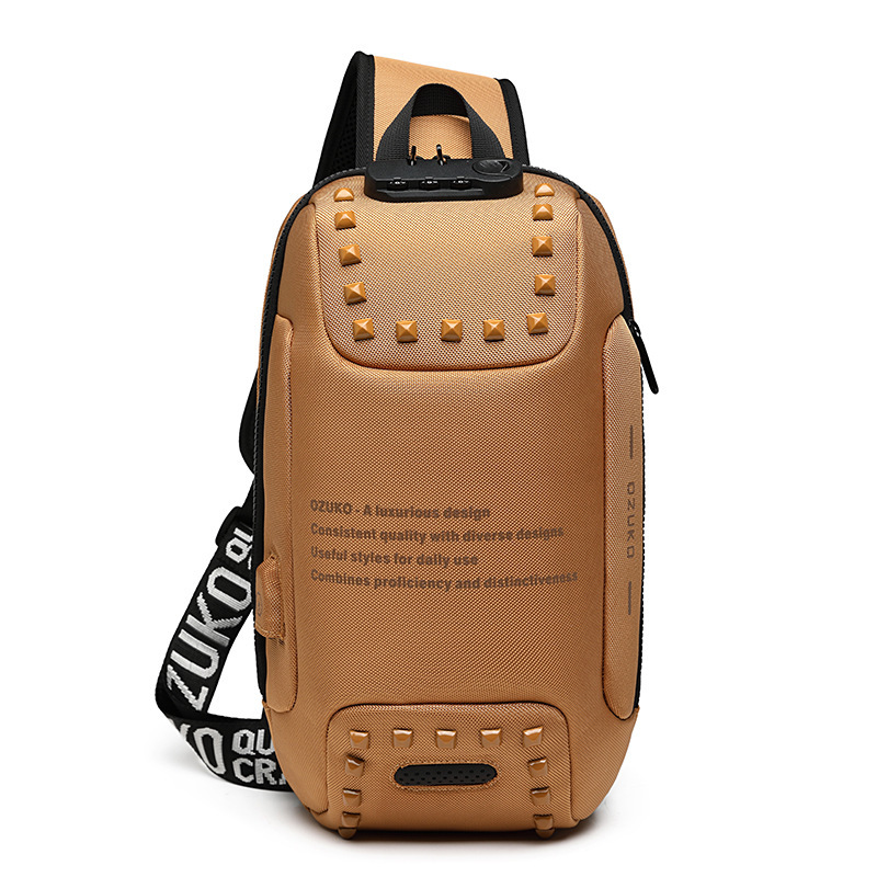 Ozuko 9283 Sport Designer Custom Shoulder Bag Cellphone Crossbody Bag