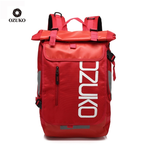 Ozuko 8020 Backpack School Bags For Teenagers Boy Sublimation Neoprene Backpacks 2021 Mochilas Juvenil Escolar Hombre