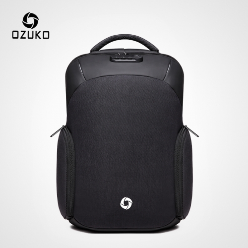 OZUKO 9035 Men's Anti theft Backpack USB Charging 15.6 inch 