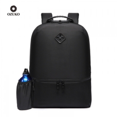 Ozuko 9243 New Anti Theft Back Pack OEM Laptop Usb Laptop Bags Waterproof Mens Backpack School Bags
