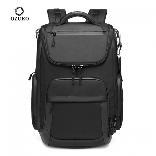 OZUKO 9409 Wholesale USB Charging Waterproof Fashion Mens Design Travel Bag Laptop Hiking Backpacks