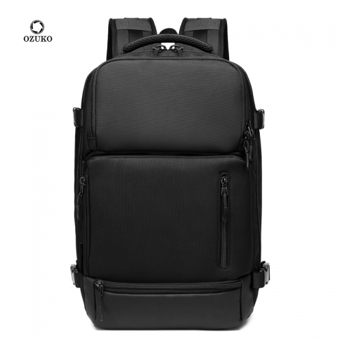 Ozuko 9405 Factory Business Travel Back Pack Bagpack Waterproof With Usb Charging  Backpack