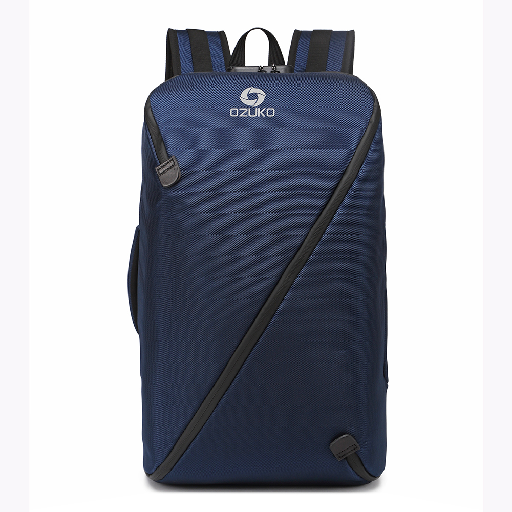Ozuko 9309 Designer Luxury Travel Bags Luggage Mochilas Tacticas Militar  Antirrobo Usb Hiking Backpack Bag