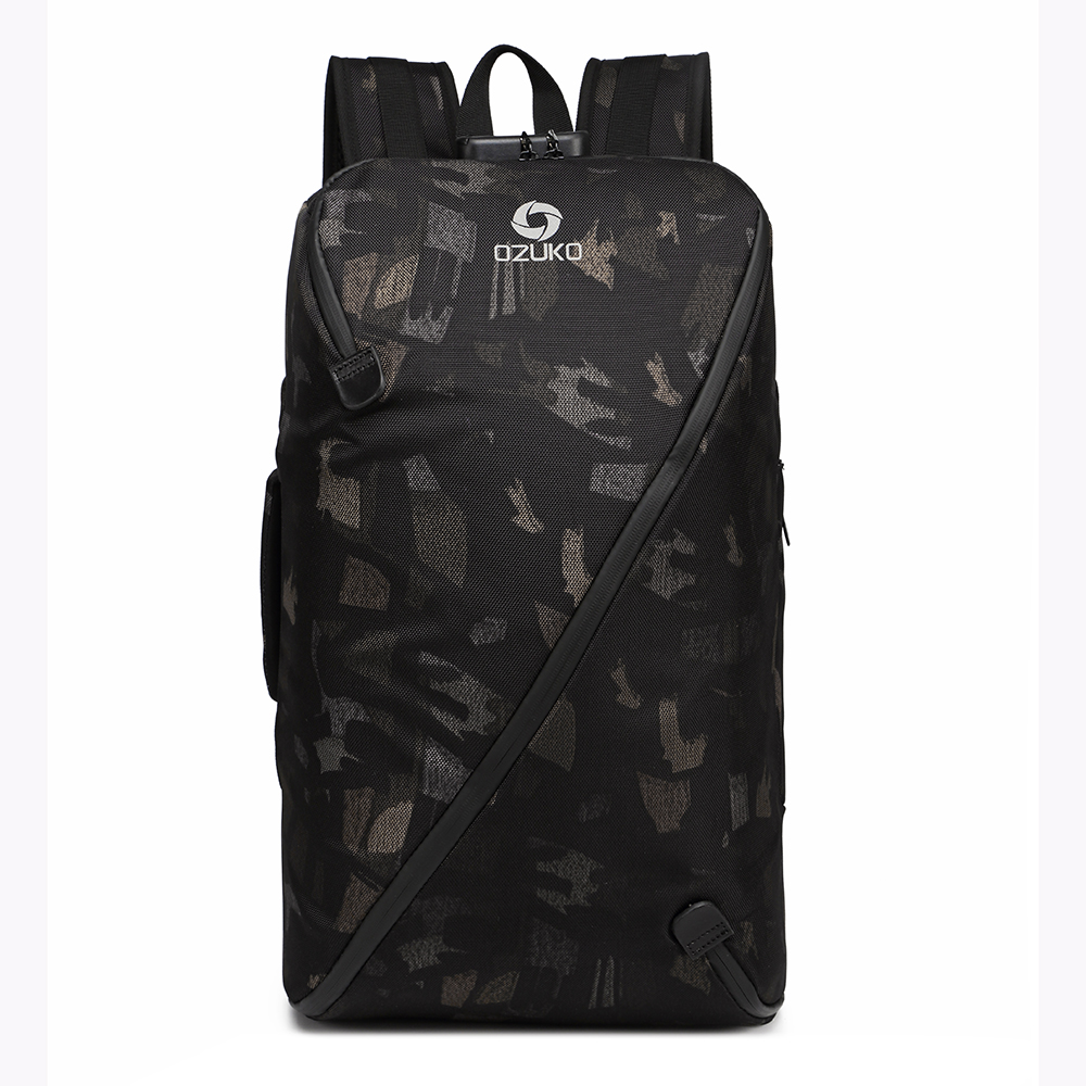 Buy Ozuko Nuvo Trecker Grey Soft One Size Backpack Online