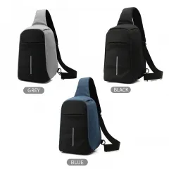 Ozuko 8963 New Trending Products Crossbody Anti Theft Shoulder Mini Crossbody Phone Bag Messenger Luxury Business Mens Bags Casual