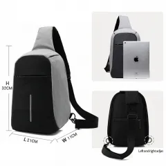 Ozuko 8963 New Trending Products Crossbody Anti Theft Shoulder Mini Crossbody Phone Bag Messenger Luxury Business Mens Bags Casual