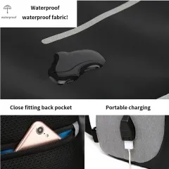 Ozuko 8963 New Trending Products Crossbody Anti Theft Shoulder Mini Crossbody Phone Bag Messenger Luxury Business Mens Bags Casual