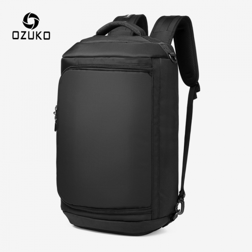 Ozuko 9306 Multifunction Large Capacity Men Waterproof Outdoor USB Charging Male Laptop Business Backpack
