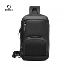 Ozuko 9516 Formal Crossbody Chest Bags Sports Shoulder Waterproof Phone Custom Sling Bag For Men