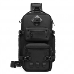Ozuko 9585 2022 New Designer Crossbody Customized Waterproof Anti Theft Sling Bag For Men Fashion Camera Storage Bag For Tripod