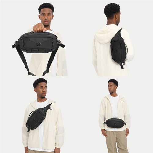OZUKO 9825 Mini Crossbody Sling Bag Chest Bag Water Resistant