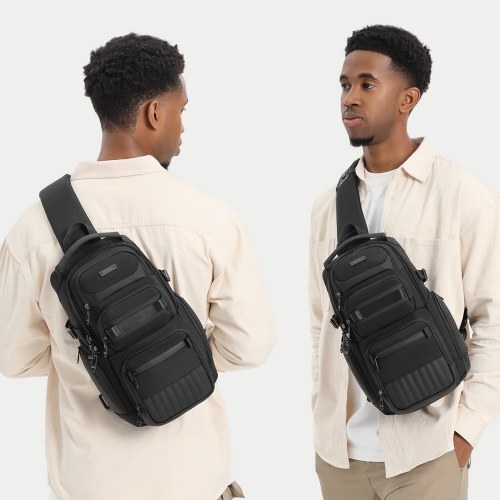 OZUKO 9807 2025 New Waterproof Small Sling Bag for Men Custom Logo