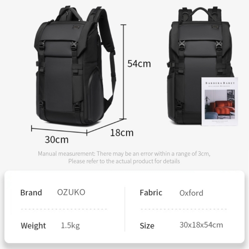 OZUKO 9866 30L Large Tactical Backpack for Men Durable Camping