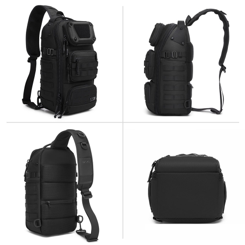 OZUKO 9912 Urban Explorer Crossbody Bag Mens Casual Chest Bag