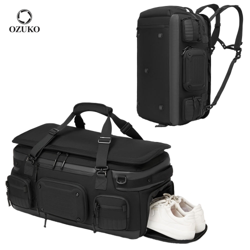 OZUKO 9904 Men's Large Capacity Organizer Backpack, Multi-Purpose Weekender Carry On Bag