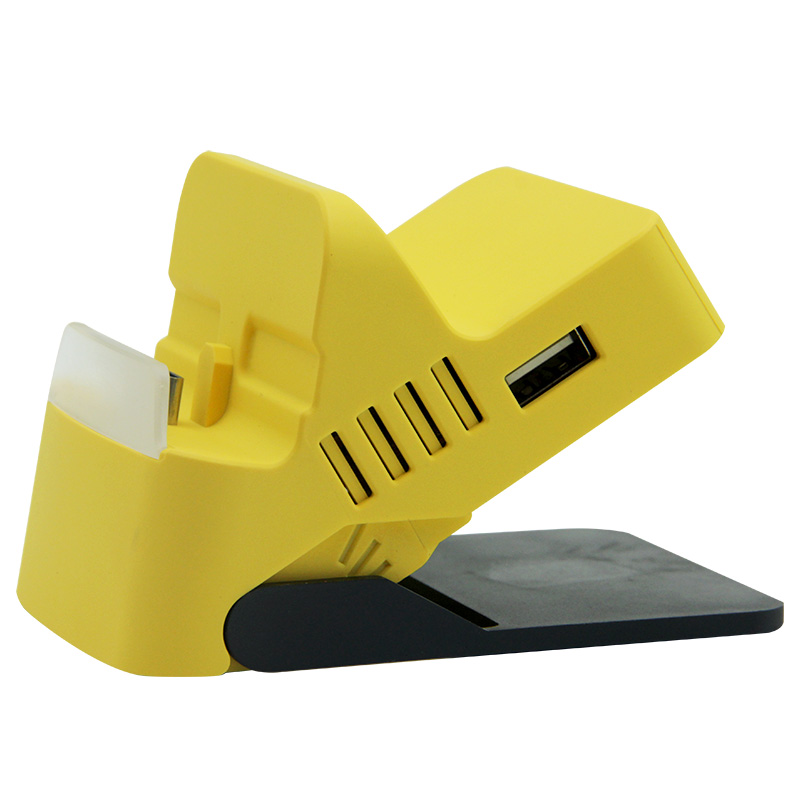 Charging dock With 4 usb HUB for NIntendo Switch /LITE（yellow）