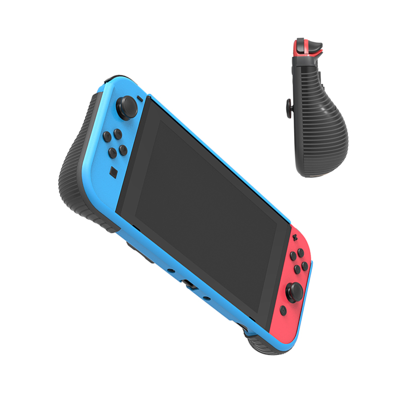 Protective Case Cover with 4 Game Card Storage Slot and Stand Holder for Nintendo Switch（blue）