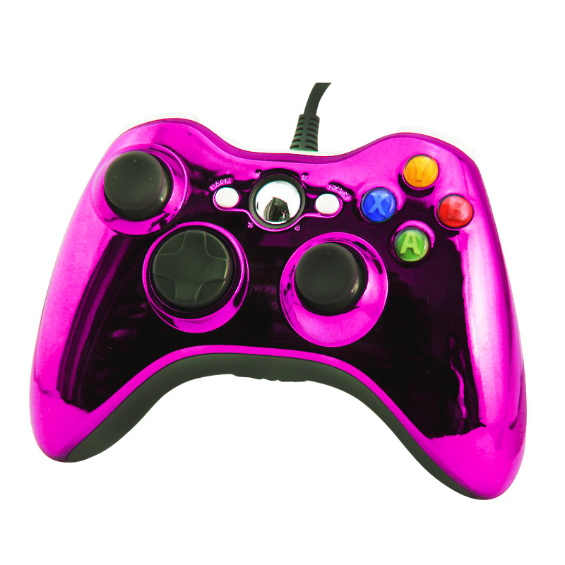 XBOX 360 Wired controller（Electroplated purple）