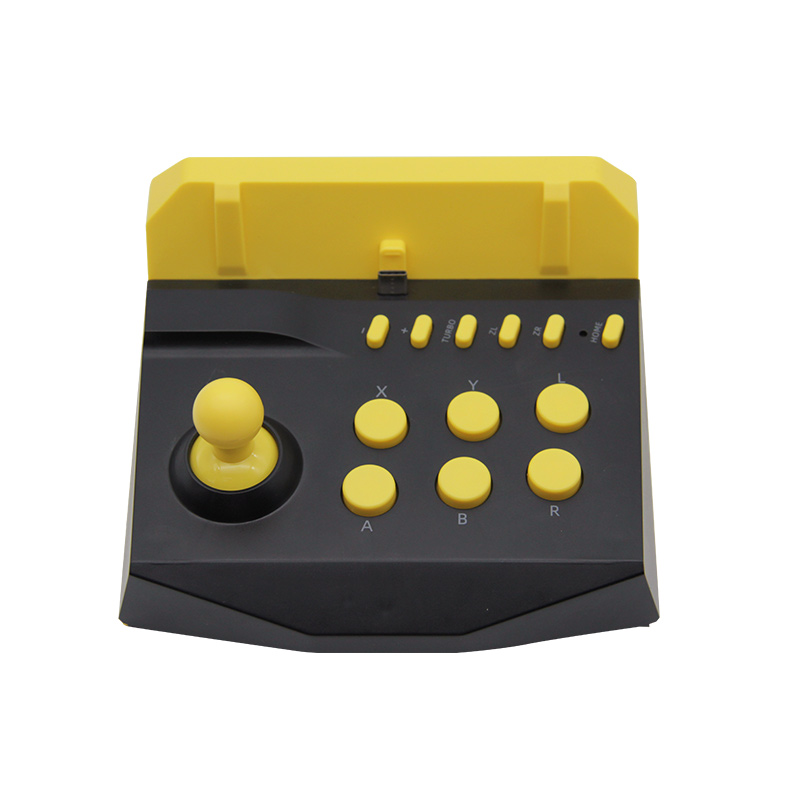 Arcade game joystick for N-Switch /N-switch lite with charging（yellow）