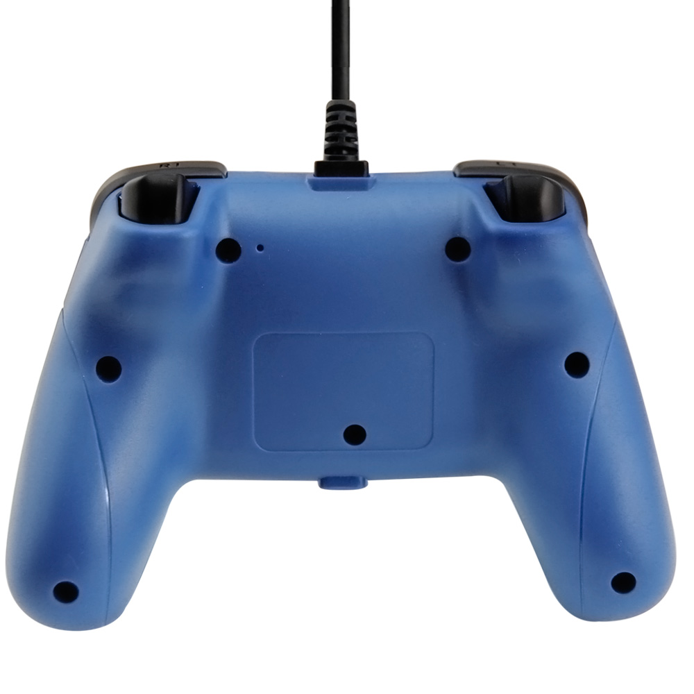 PS4/PS3/PC Wired Controller with Sensor Function（Blue）