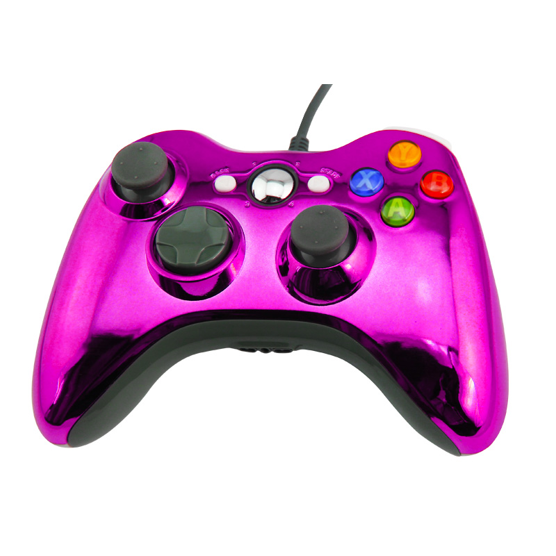 XBOX 360 Wired controller（Electroplated purple）