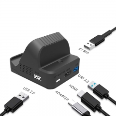 N-SW video interface screen switching multifuntion charging dock with cooling fan