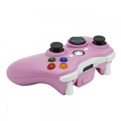 XBOX 360/PC 2.4G wireless controller neutral Packing（Pink）