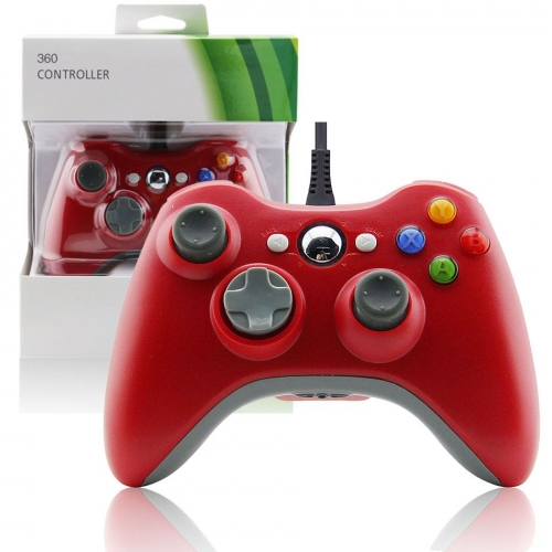 Xbox 360 Wired Controller (red)