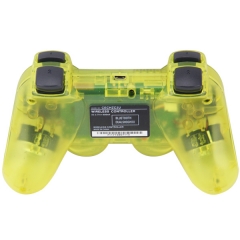 PS3 Wireless Joypad Crystal Yellow with pp bag