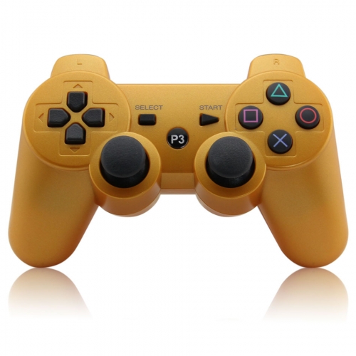 PS3 Wireless Controller with pp bag (gold)