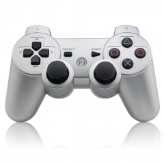 PS3 Wireless Controller with pp bag (Silver)