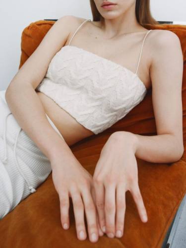 Sexy Solid Cropped Spaghetti Strap Tank Top