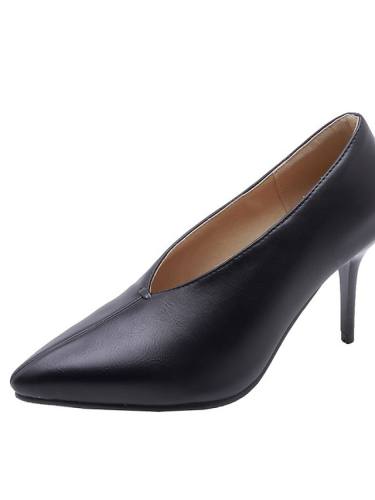 Women'S Wedding Shoes Stiletto Heel Pointed Toe Wedding Pumps Wedding Daily Pu Synthetics