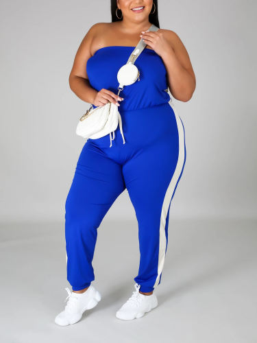 Euro Sideseam Strapless Jumpsuits For Women