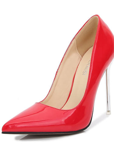 Women'S Heels Stiletto Heel Pointed Toe Casual Party & Evening Walking Shoes Pu Solid Colored Almond White Black