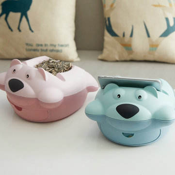 Creative Double-Layer Desktop Trash Can Lazy Dried Fruit Box Artifact Cute Mini Storage Bucket