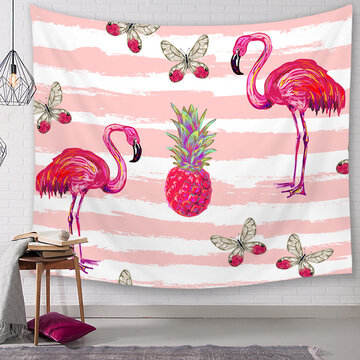 150*130/150*200cm Flamingo Wall Hanging Tapestry House Decorative Yoga Mat Beach Towel