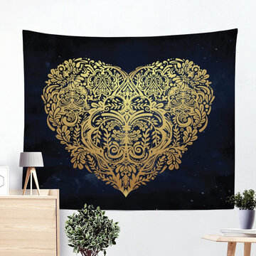 Bohemian Indian Geometric Moon Background Wall Hanging Tapestry Home Decor Painting Yoga Mat