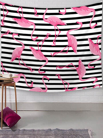 150*130/150*200cm Flamingo Wall Hanging Tapestry House Decorative Yoga Mat Beach Towel