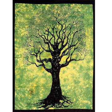 Tree Of Life Indian Mandala Wall Hanging Blanket Beach Towel Tapestry Throw Mat Home Decoration