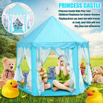 Kids' Teepees & Play Tents Kids Play Tent Large Playhouse Castle Kids Play Tent