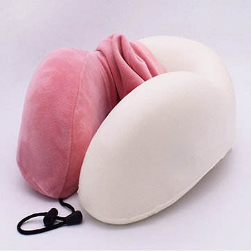 U Shaped Memory Foam Neck Pillows Soft Slow Rebound Space Travel Pillow Solid Neck Cervical Healthcare Bedding